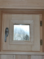 Отделка сруба бани