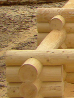 Рубка сруба бани с чашу